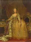 Pasch Lorenz II Portrait of Queen Sophie-Magdalene  - Hermitage